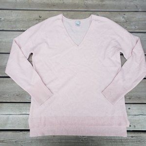 Halogen 100% cashmere v-neck sweater